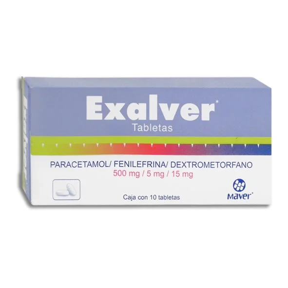 Exalver 500/5/15mg Tab C/10